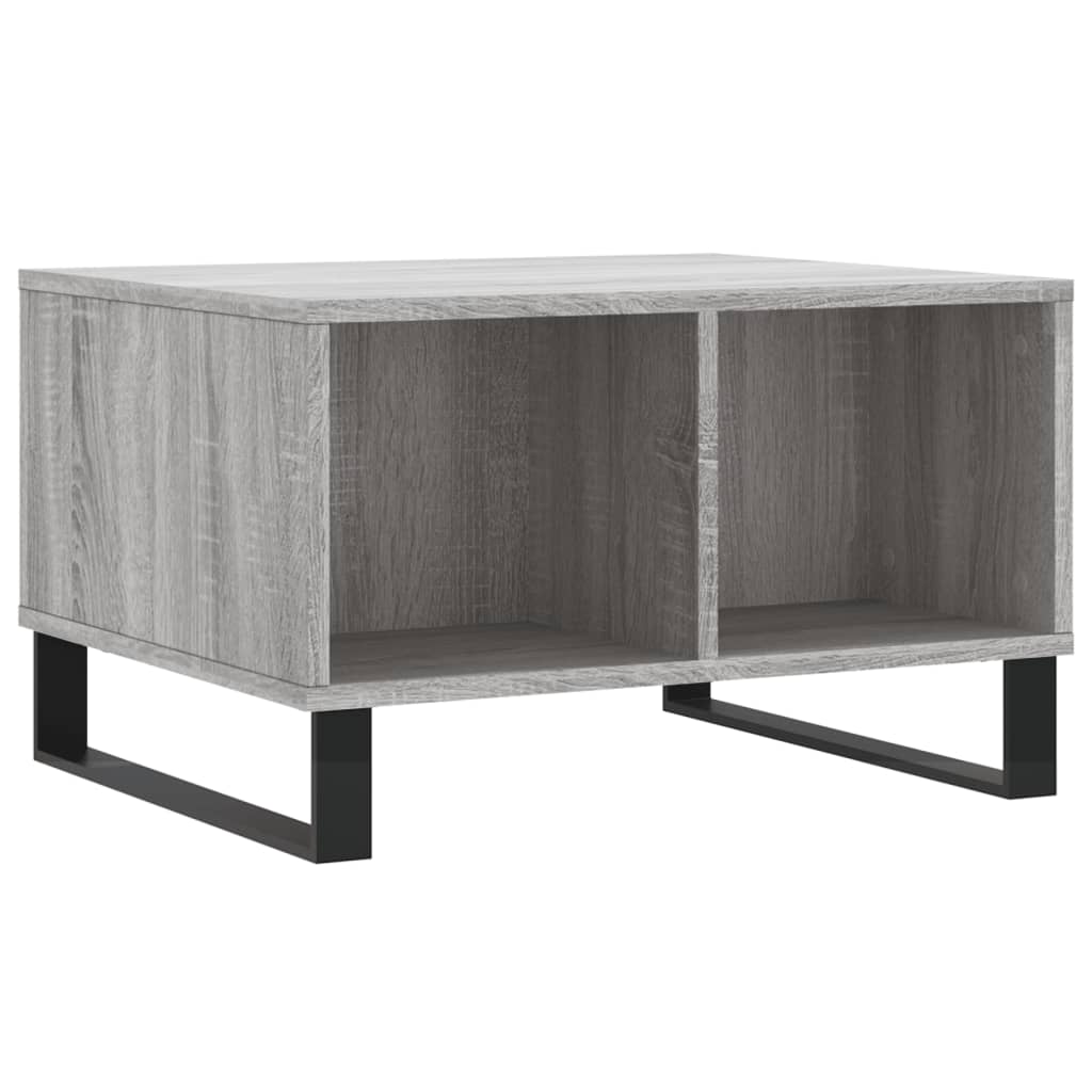 vidaXL Coffee Table Grey Sonoma 60x50x36.5 cm Engineered Wood 2