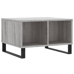 vidaXL Coffee Table Grey Sonoma 60x50x36.5 cm Engineered Wood 2