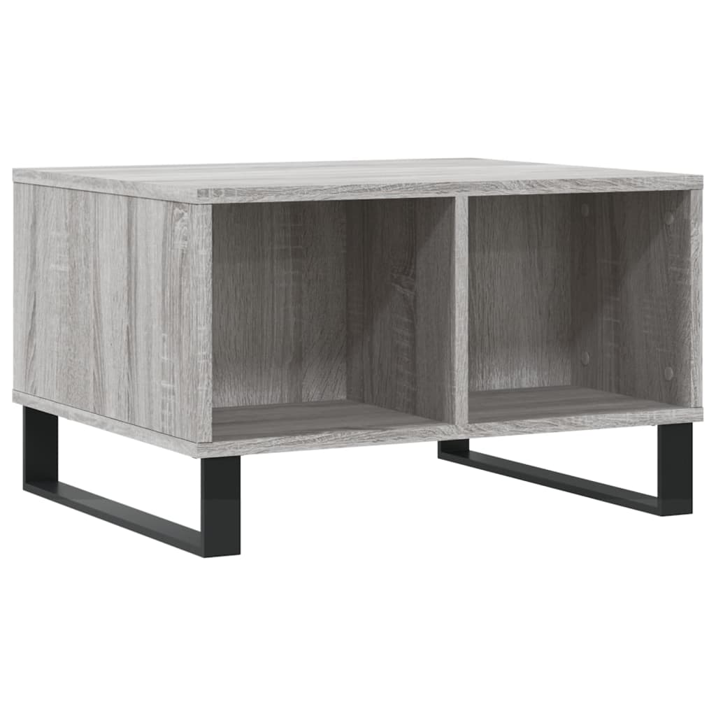 vidaXL Coffee Table Grey Sonoma 60x50x36.5 cm Engineered Wood 6