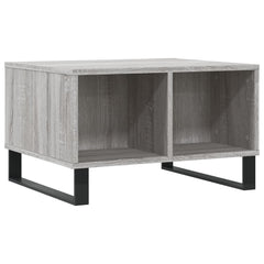 vidaXL Coffee Table Grey Sonoma 60x50x36.5 cm Engineered Wood 6