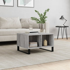 vidaXL Coffee Table Grey Sonoma 60x50x36.5 cm Engineered Wood 1