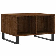 vidaXL Coffee Table Brown Oak 60x50x36.5 cm Engineered Wood 2