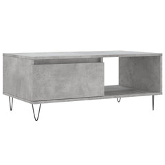 vidaXL Coffee Table Concrete Grey 90x50x36.5 cm Engineered Wood 2
