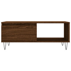 vidaXL Coffee Table Brown Oak 90x50x36.5 cm Engineered Wood 6
