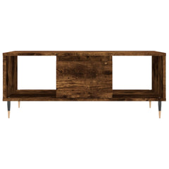 vidaXL Coffee Table Smoked Oak 90x50x36.5 cm Engineered Wood 5