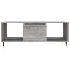 vidaXL Coffee Table Grey Sonoma 90x50x36.5 cm Engineered Wood 5