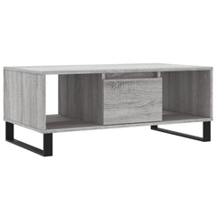 vidaXL Coffee Table Grey Sonoma 90x50x36.5 cm Engineered Wood 2