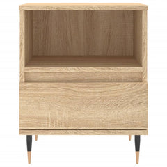 vidaXL Bedside Cabinet Sonoma Oak 40x35x50 cm Engineered Wood 5