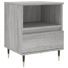 vidaXL Bedside Cabinet Grey Sonoma 40x35x50 cm Engineered Wood 2