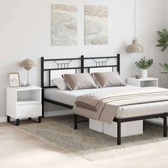 vidaXL Bedside Cabinets 2 pcs White 40x35x50 cm Engineered Wood 3