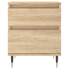 vidaXL Bedside Cabinet Sonoma Oak 40x35x50 cm Engineered Wood 3