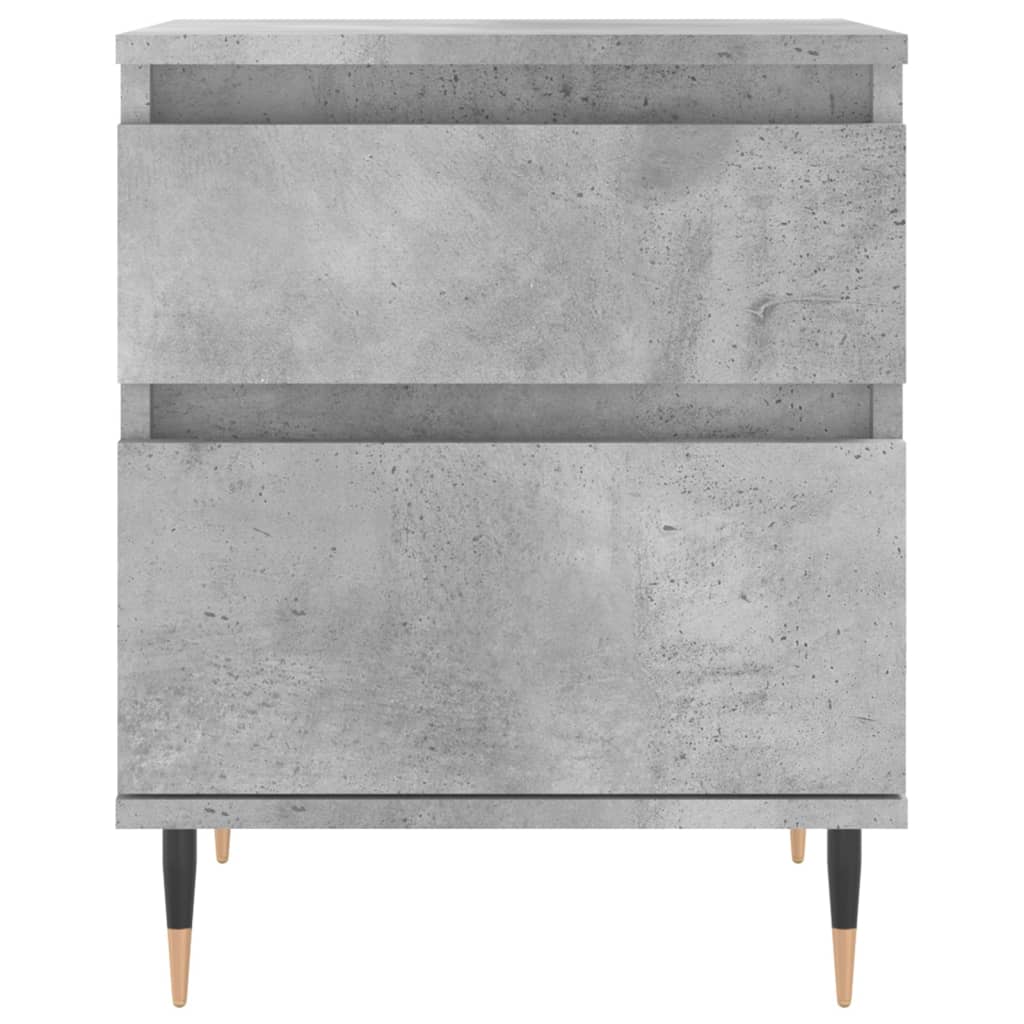 vidaXL Bedside Cabinet Concrete Grey 40x35x50 cm Engineered Wood 3