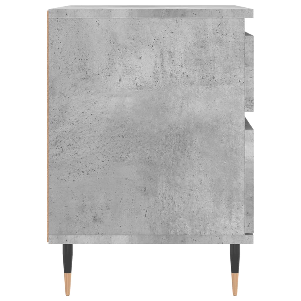 vidaXL Bedside Cabinet Concrete Grey 40x35x50 cm Engineered Wood 6