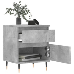 vidaXL Bedside Cabinets 2 pcs Concrete Grey 40x35x50 cm Engineered Wood 3