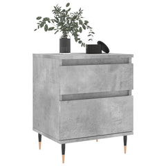 vidaXL Bedside Cabinets 2 pcs Concrete Grey 40x35x50 cm Engineered Wood 4