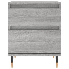 vidaXL Bedside Cabinets 2 pcs Grey Sonoma 40x35x50 cm Engineered Wood 4