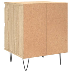 vidaXL Bedside Cabinet Sonoma Oak 40x35x50 cm Engineered Wood 5