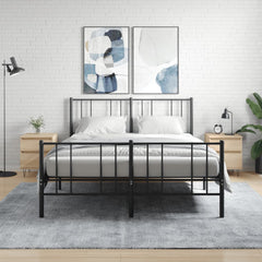 vidaXL Bedside Cabinets 2 pcs Sonoma Oak 40x35x50 cm Engineered Wood 1