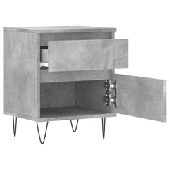 vidaXL Bedside Cabinet Concrete Grey 40x35x50 cm Engineered Wood 6