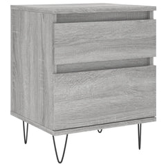 vidaXL Bedside Cabinets 2 pcs Grey Sonoma 40x35x50 cm Engineered Wood 3