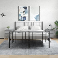 vidaXL Bedside Cabinets 2 pcs Grey Sonoma 40x35x50 cm Engineered Wood 1