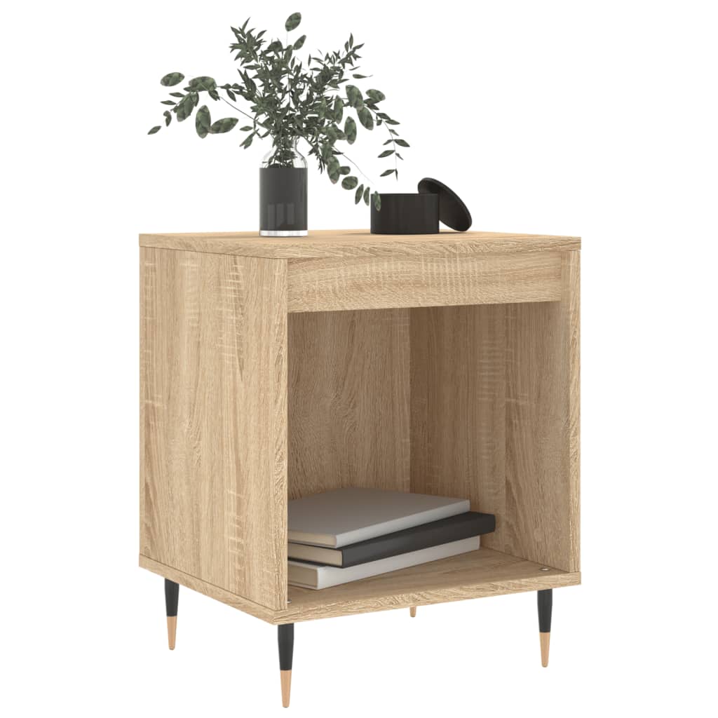 vidaXL Bedside Cabinets 2 pcs Sonoma Oak 40x35x50 cm Engineered Wood 3