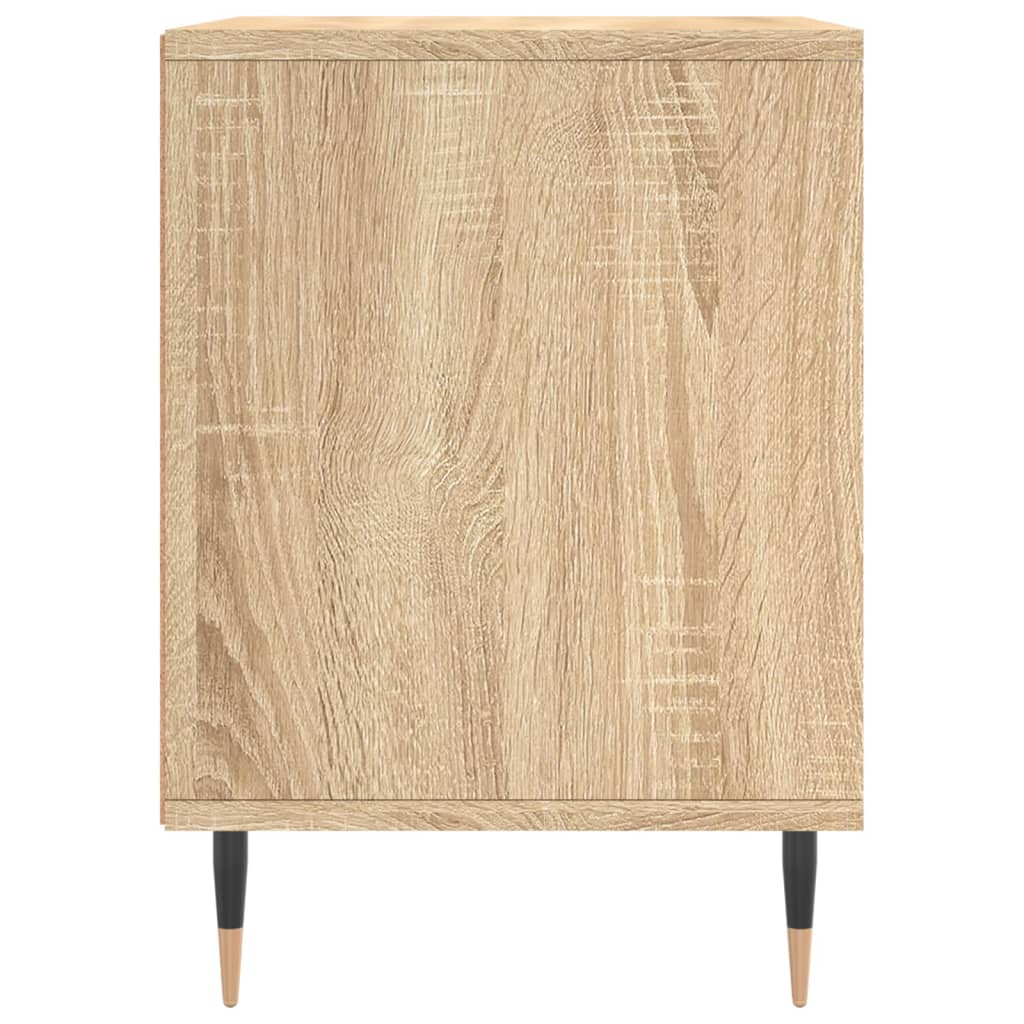 vidaXL Bedside Cabinets 2 pcs Sonoma Oak 40x35x50 cm Engineered Wood 6