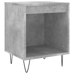 vidaXL Bedside Cabinets 2 pcs Concrete Grey 40x35x50 cm Engineered Wood 4