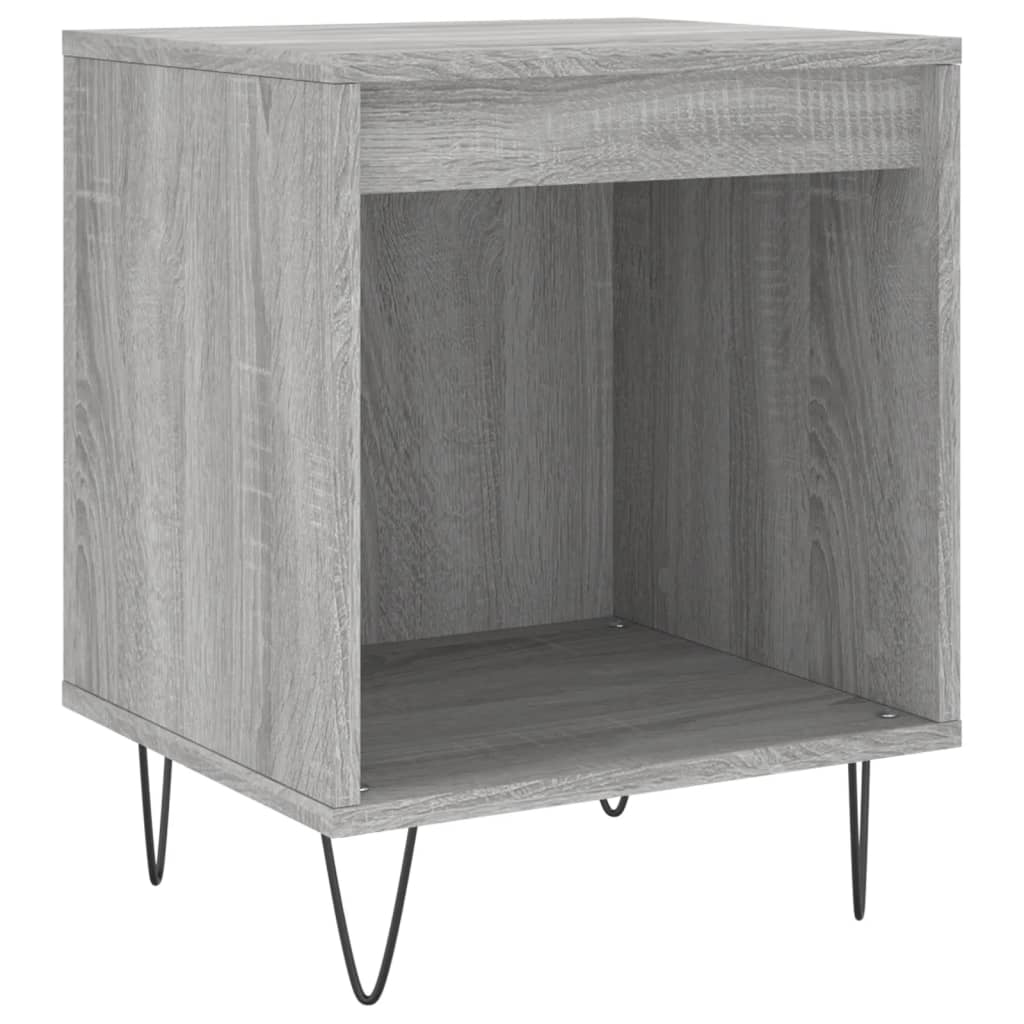 vidaXL Bedside Cabinets 2 pcs Grey Sonoma 40x35x50 cm Engineered Wood 4