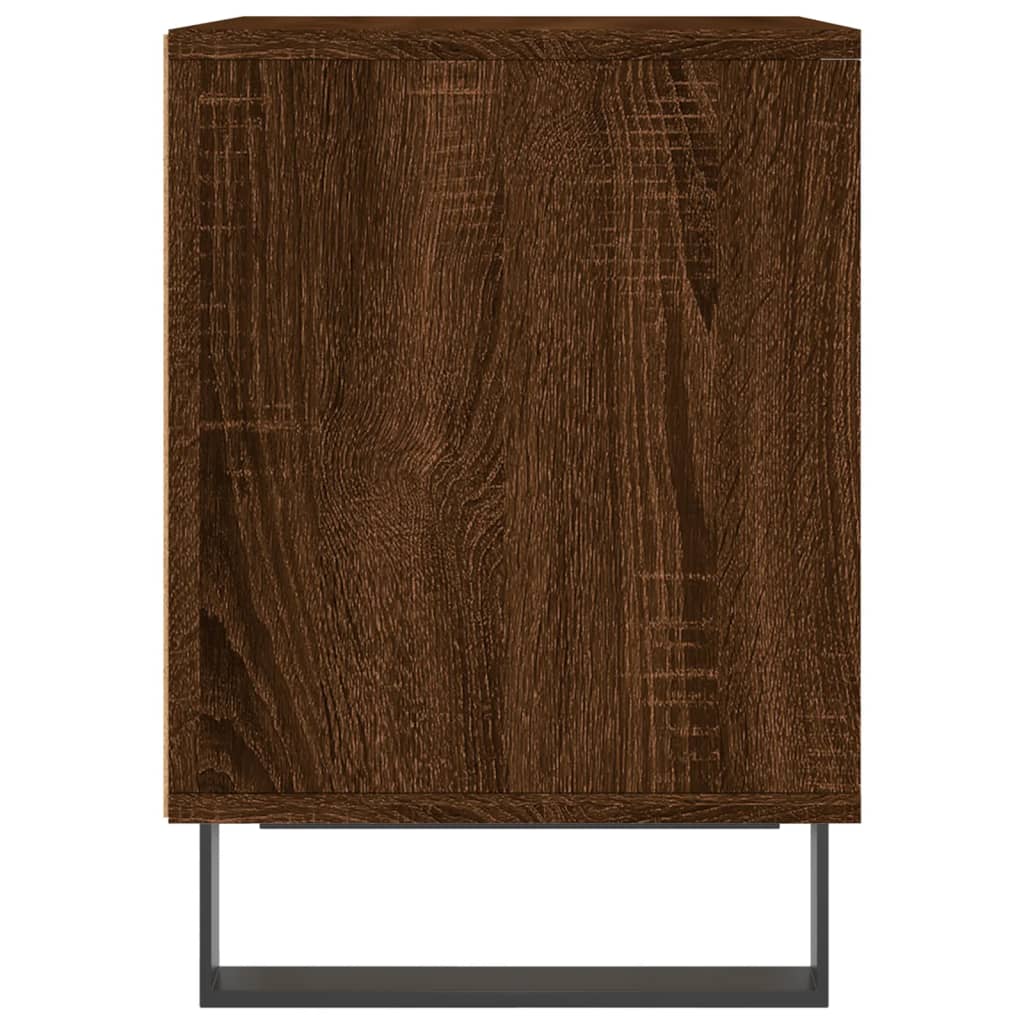 Bedside Cabinets 40x35x50 cm Engineered Wood Brown oak