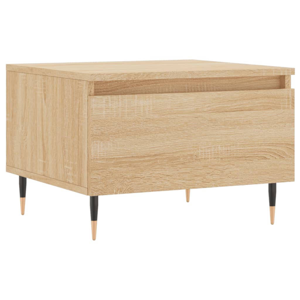 vidaXL Coffee Tables 2 pcs Sonoma Oak 50x46x35 cm Engineered Wood 5