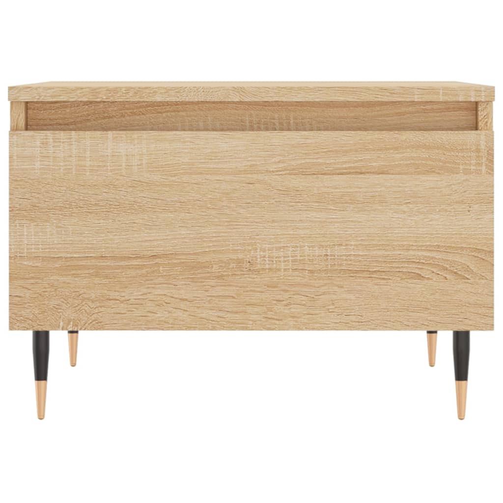 vidaXL Coffee Tables 2 pcs Sonoma Oak 50x46x35 cm Engineered Wood 6