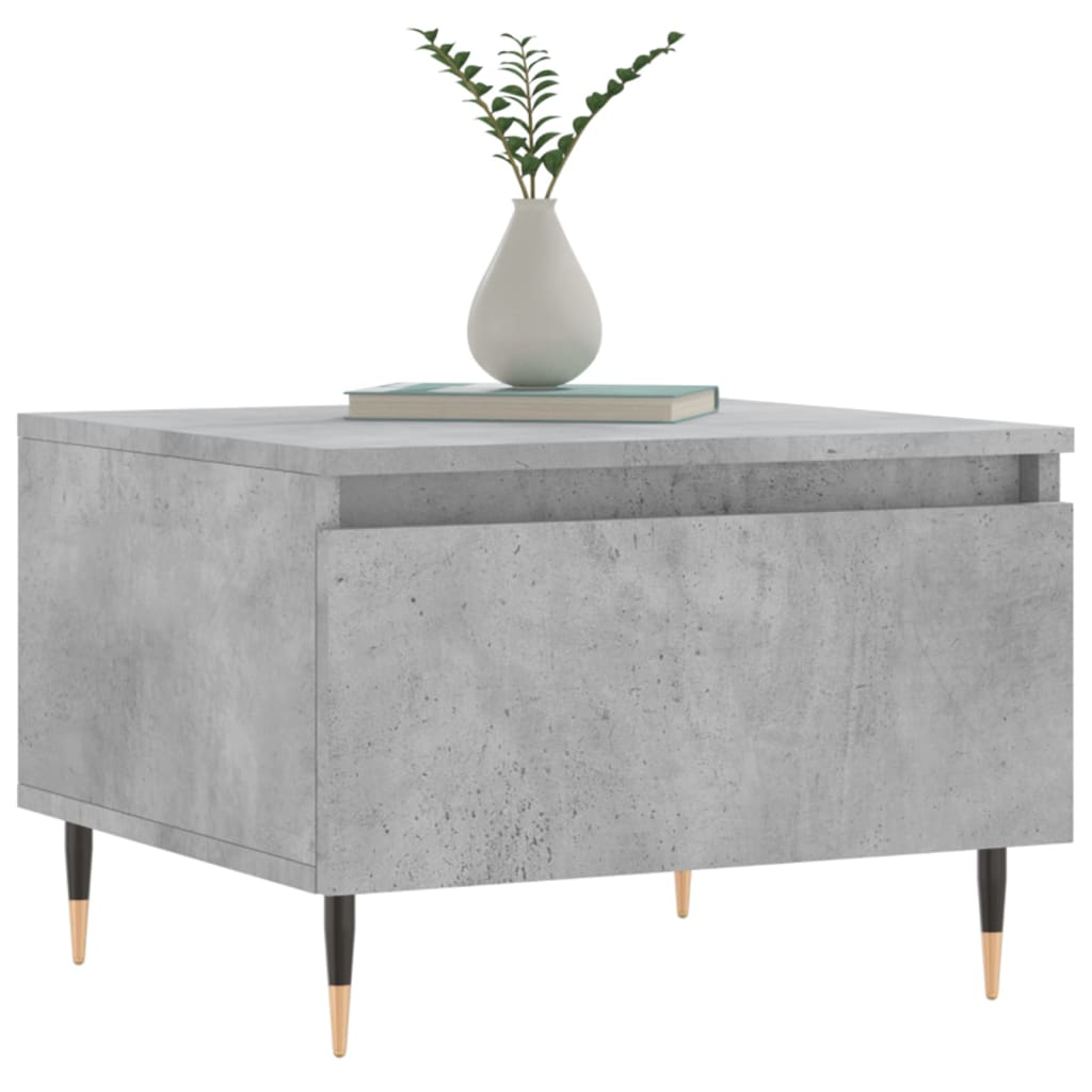 vidaXL Coffee Tables 2 pcs Concrete Grey 50x46x35 cm Engineered Wood 3