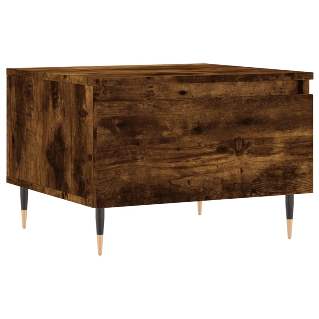vidaXL Coffee Tables 2 pcs Smoked Oak 50x46x35 cm Engineered Wood 5