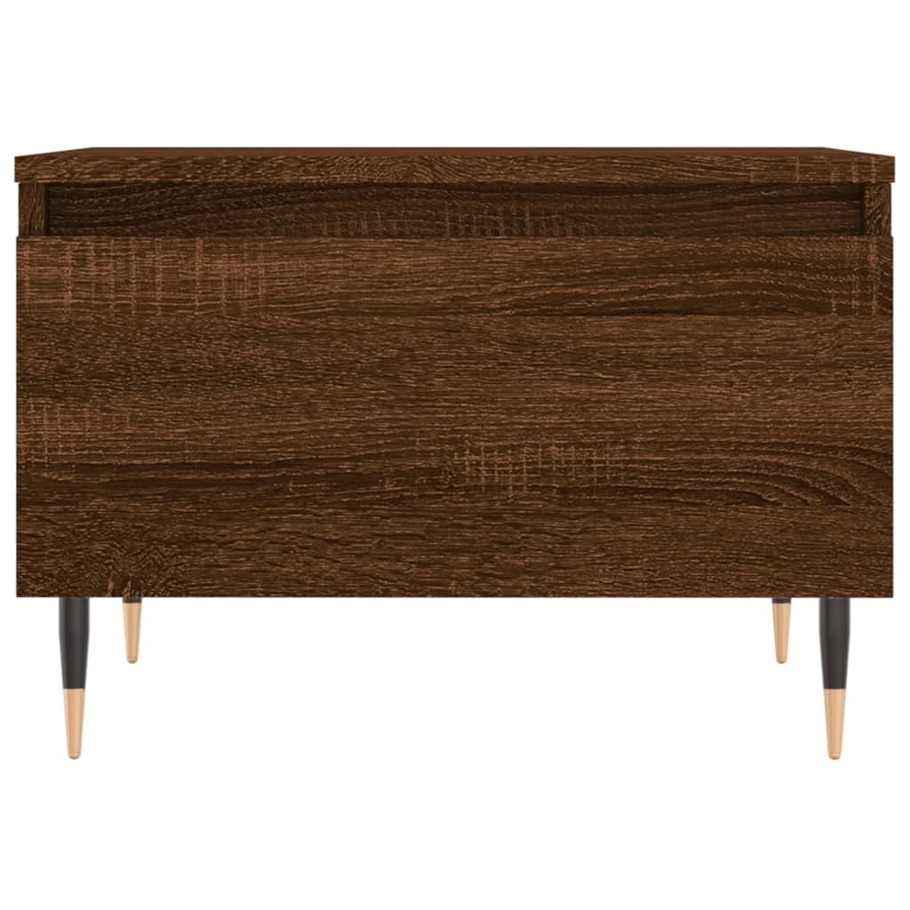vidaXL Coffee Tables 2 pcs Brown Oak 50x46x35 cm Engineered Wood 6