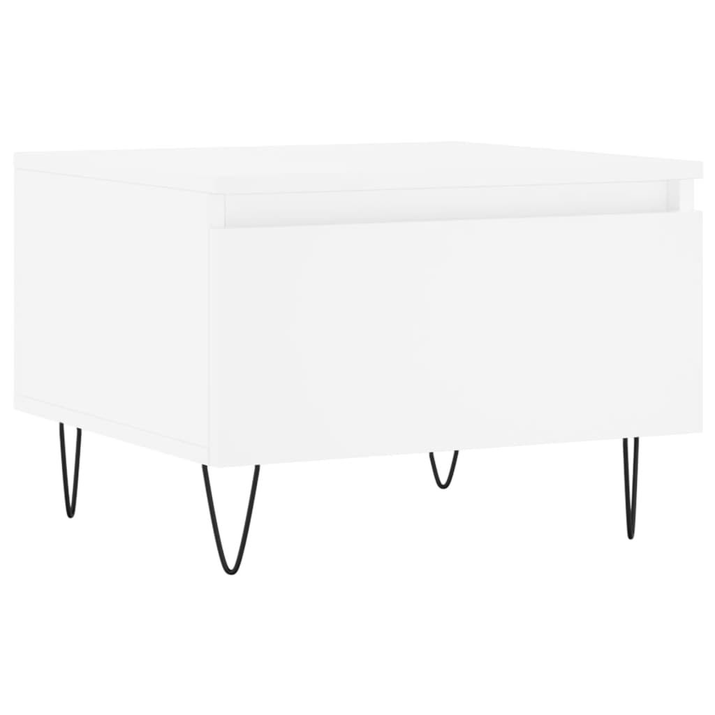 vidaXL Coffee Tables 2 pcs White 50x46x35 cm Engineered Wood 5