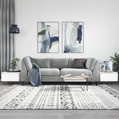 vidaXL Coffee Tables 2 pcs White 50x46x35 cm Engineered Wood 1
