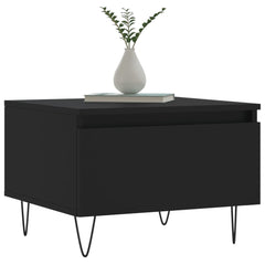 vidaXL Coffee Tables 2 pcs Black 50x46x35 cm Engineered Wood 3