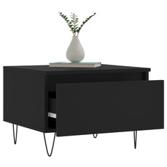 vidaXL Coffee Tables 2 pcs Black 50x46x35 cm Engineered Wood 4