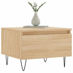 vidaXL Coffee Tables 2 pcs Sonoma Oak 50x46x35 cm Engineered Wood 3