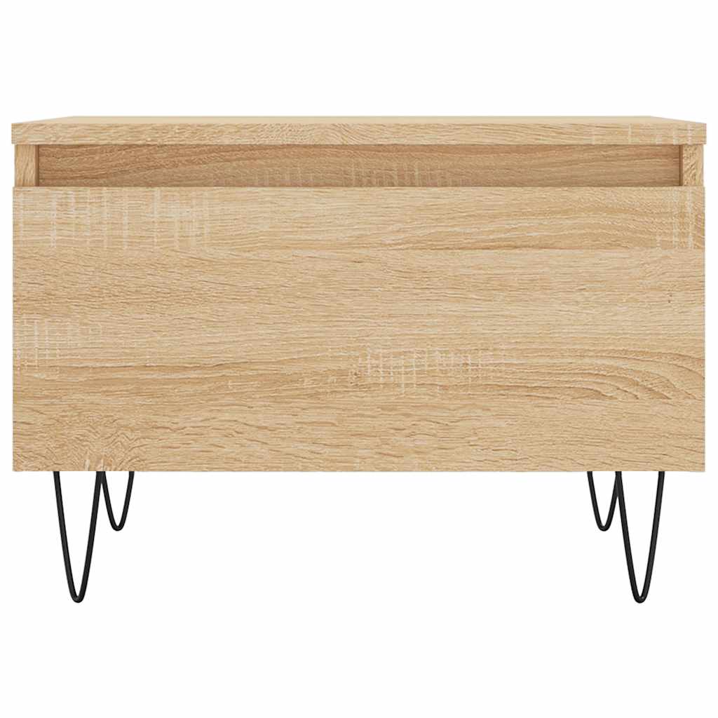 vidaXL Coffee Tables 2 pcs Sonoma Oak 50x46x35 cm Engineered Wood 6