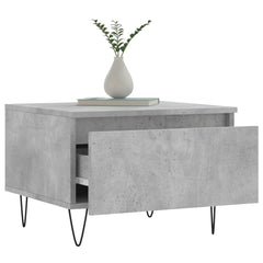 vidaXL Coffee Tables 2 pcs Concrete Grey 50x46x35 cm Engineered Wood 4