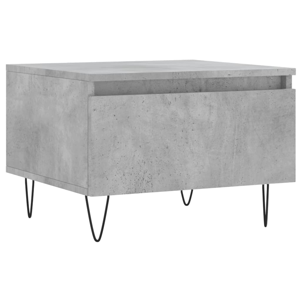 vidaXL Coffee Tables 2 pcs Concrete Grey 50x46x35 cm Engineered Wood 5