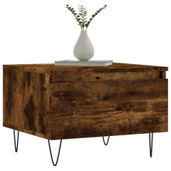 vidaXL Coffee Tables 2 pcs Smoked Oak 50x46x35 cm Engineered Wood 3