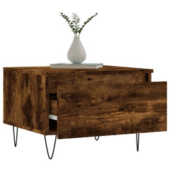 vidaXL Coffee Tables 2 pcs Smoked Oak 50x46x35 cm Engineered Wood 4