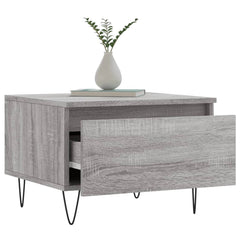 vidaXL Coffee Tables 2 pcs Grey Sonoma 50x46x35 cm Engineered Wood 4