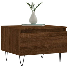 vidaXL Coffee Tables 2 pcs Brown Oak 50x46x35 cm Engineered Wood 3