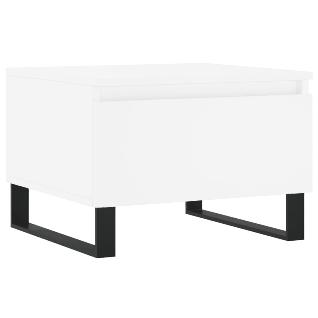 vidaXL Coffee Tables 2 pcs White 50x46x35 cm Engineered Wood 5