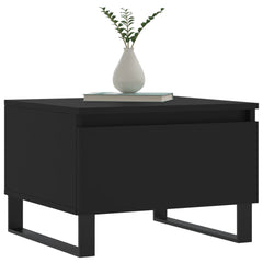 vidaXL Coffee Tables 2 pcs Black 50x46x35 cm Engineered Wood 3