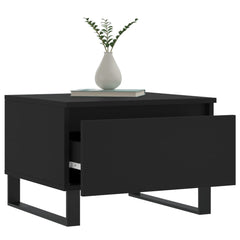 vidaXL Coffee Tables 2 pcs Black 50x46x35 cm Engineered Wood 4